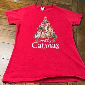 Merry Catmas tshirt